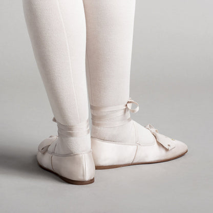 Penelope Regency Slippers (Ivory)