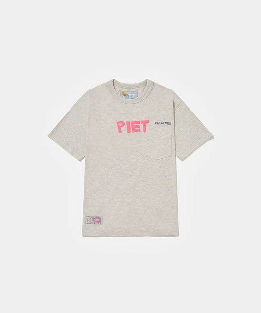 Piet + Pacaembu T-shirt - Grey - Four Street