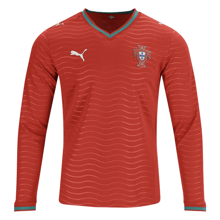 Portugal Home Long Sleeve Player Version Jersey World Cup 2026