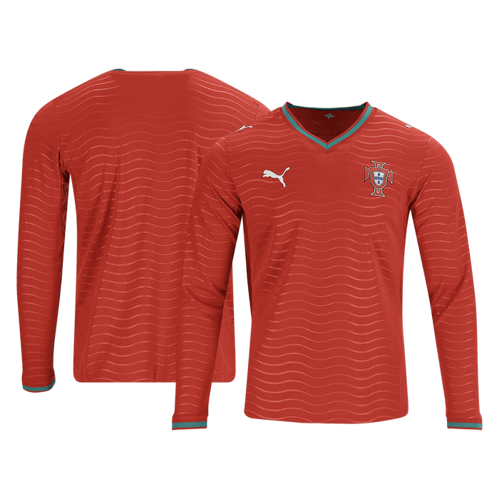 Portugal Home Long Sleeve Player Version Jersey World Cup 2026