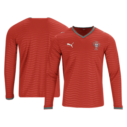 Portugal Home Long Sleeve Player Version Jersey World Cup 2026