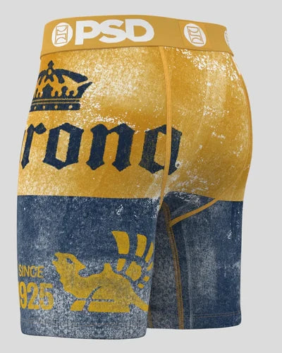 PSD Underwear Corona 1925 boxers with a colorful, vintage-inspired design, featuring a comfortable waistband and bold pattern.