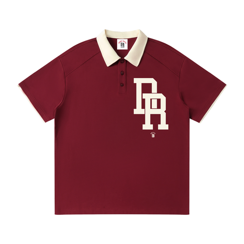 Quisqueya Runs Deep DR Contrast Collar Raglan Polo by Bronx Native, Dominican Republic Quisqueya Runs Deep polos streetwear