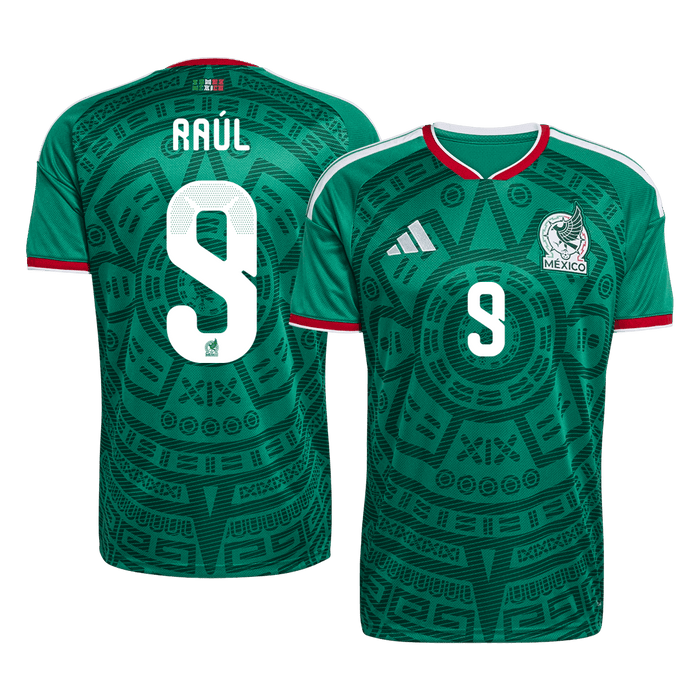 Raúl #9 Mexico Home Soccer Jersey World Cup 2026