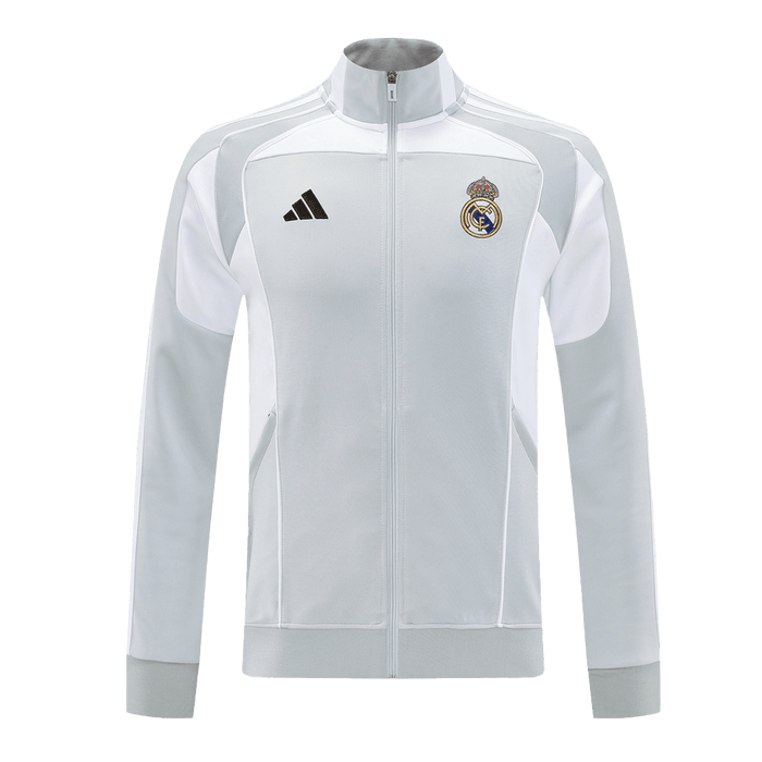 Real Madrid Home Track Jacket 2025/26 - Gray