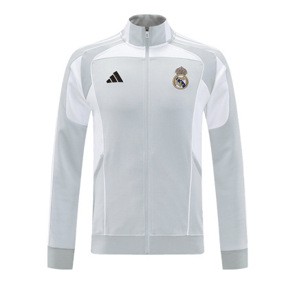Real Madrid Home Track Jacket 2025/26 - Gray