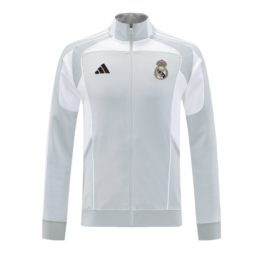 Real Madrid Home Track Jacket 2025/26 - Gray