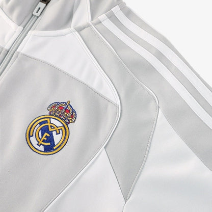 Real Madrid Home Track Jacket 2025/26 - Gray