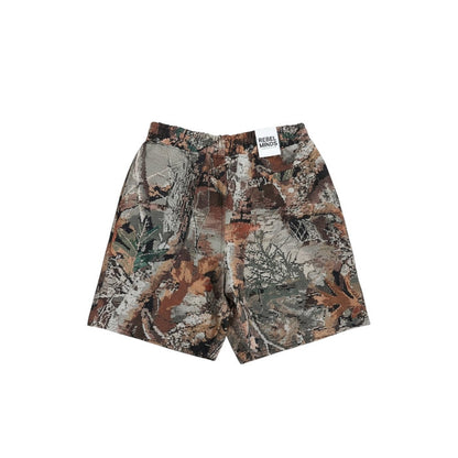 Rebel Minds Kids 'Paradise' camo tapestry shorts with adjustable waistband and relaxed fit, designed for comfortable everyday wear.