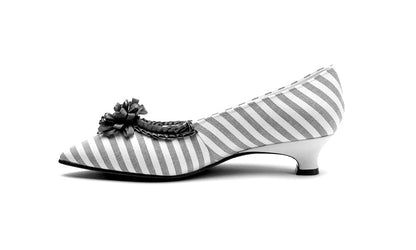 Josephine 18th Century Pumps (Red/White)
