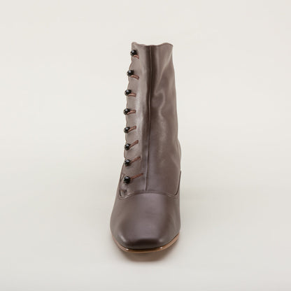 Renoir Victorian Button Boots (Brown)