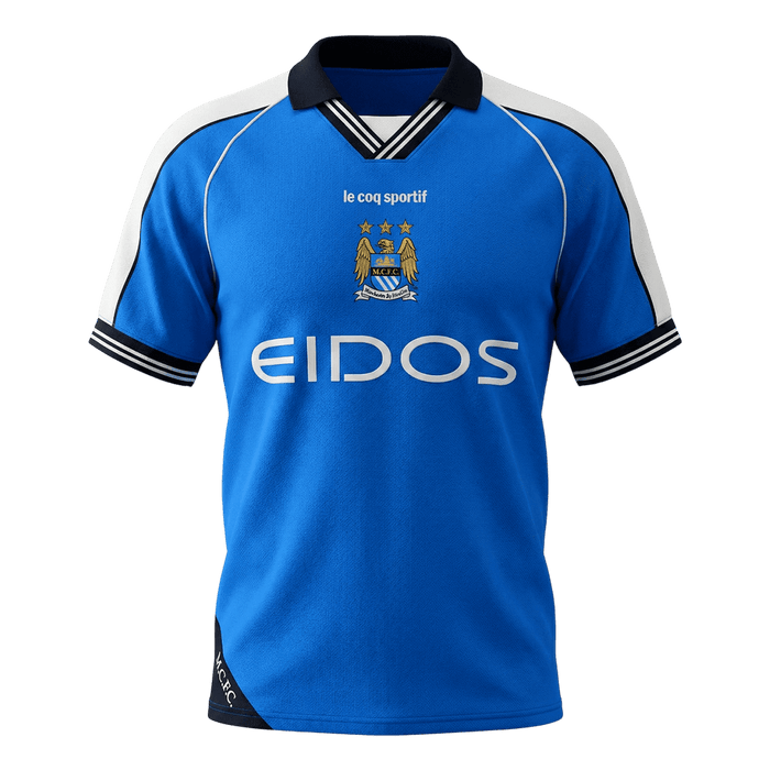 Retro Soccer Jersey Manchester City Home 1999/01