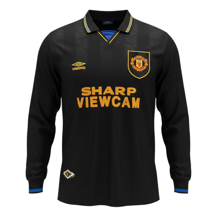 Retro Soccer Jersey Manchester United Away Long Sleeve 1993/94
