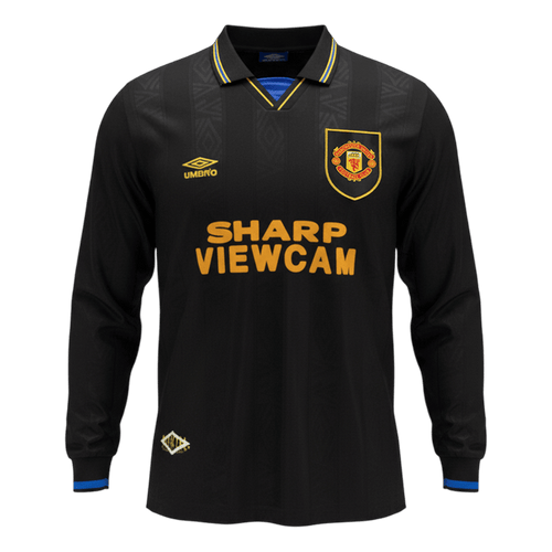 Retro Soccer Jersey Manchester United Away Long Sleeve 1993/94