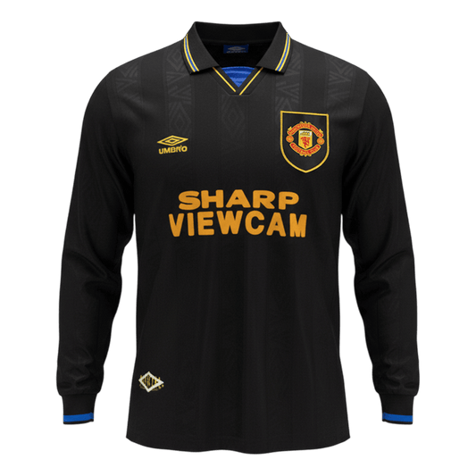 Retro Soccer Jersey Manchester United Away Long Sleeve 1993/94