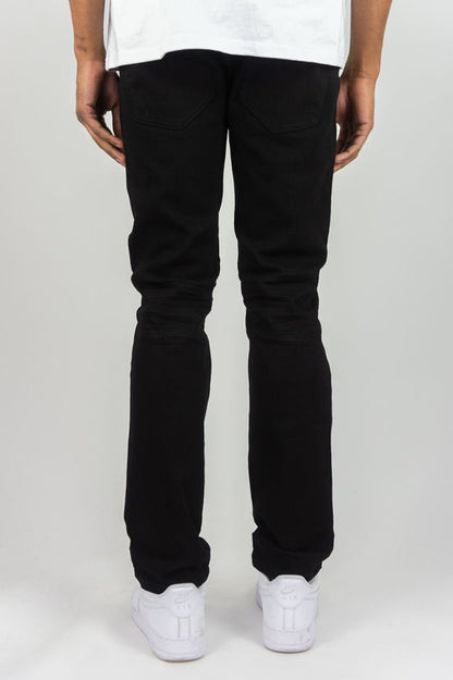 Roar Denim 'Basic' Slim Straight Denim in Jet Black
