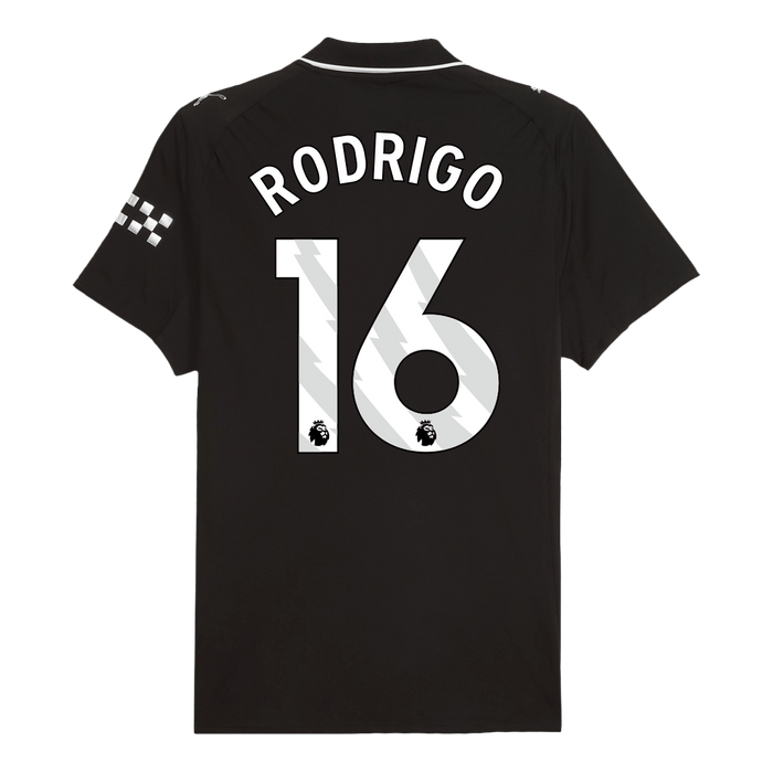 RODRIGO #16 Manchester City Away Authentic Soccer Jersey 2025/26