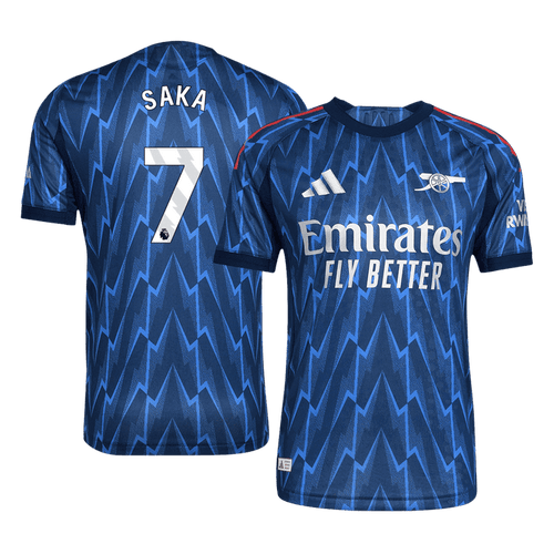 SAKA #7 arsenal Away Authentic Soccer Jersey 2025/26