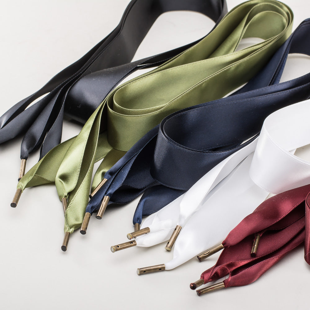 Satin Ribbon Shoe Laces