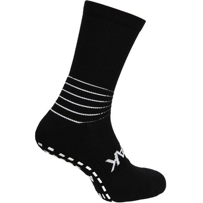 Atak Mens C-Grip Mid Leg Compression Football Socks - Black