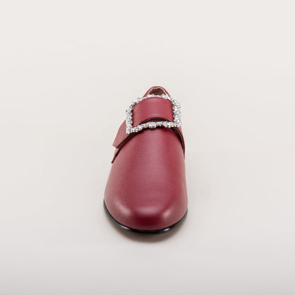 Schuyler 18th Century Shoes (Oxblood)