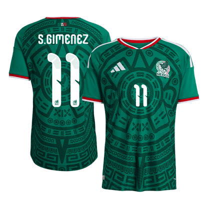 S.GIMENEZ #11 Mexico Home Player Version Jersey World Cup 2026