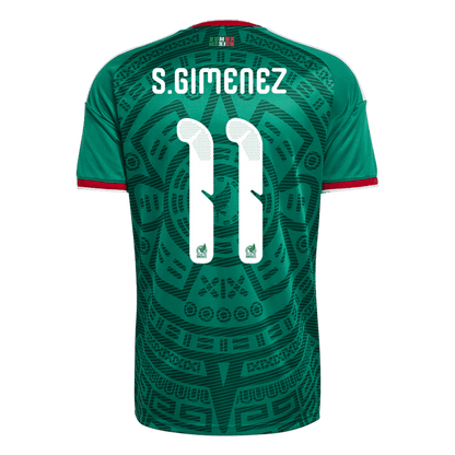 S.GIMENEZ #11 Mexico Home Soccer Jersey World Cup 2026