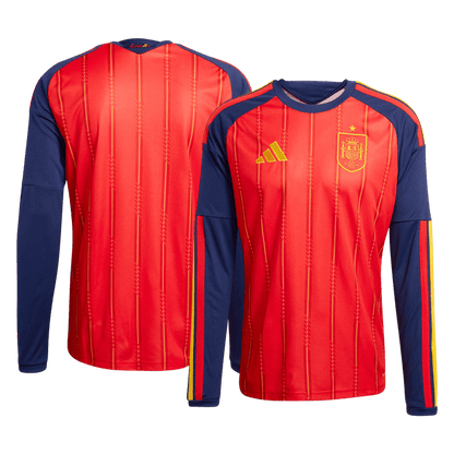 Spain Home Long Sleeve Jersey World Cup 2026