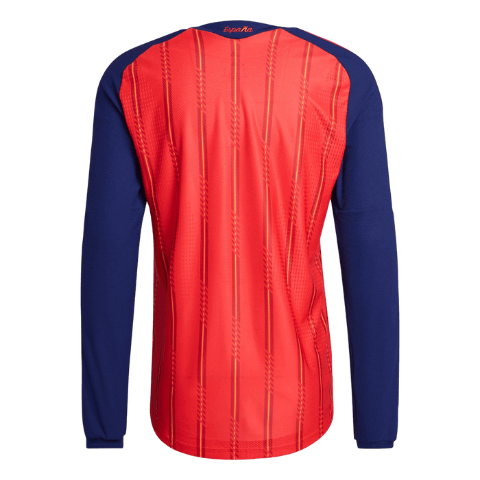 Spain Home Long Sleeve Player Version Jersey World Cup 2026