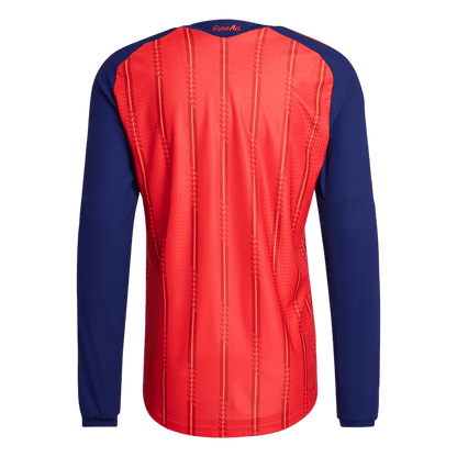 Spain Home Long Sleeve Player Version Jersey World Cup 2026