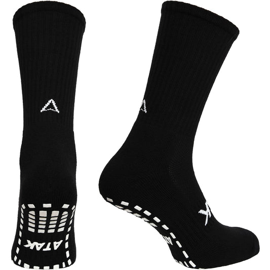 Atak Mens Shox Grip Non-Slip Training Socks Black