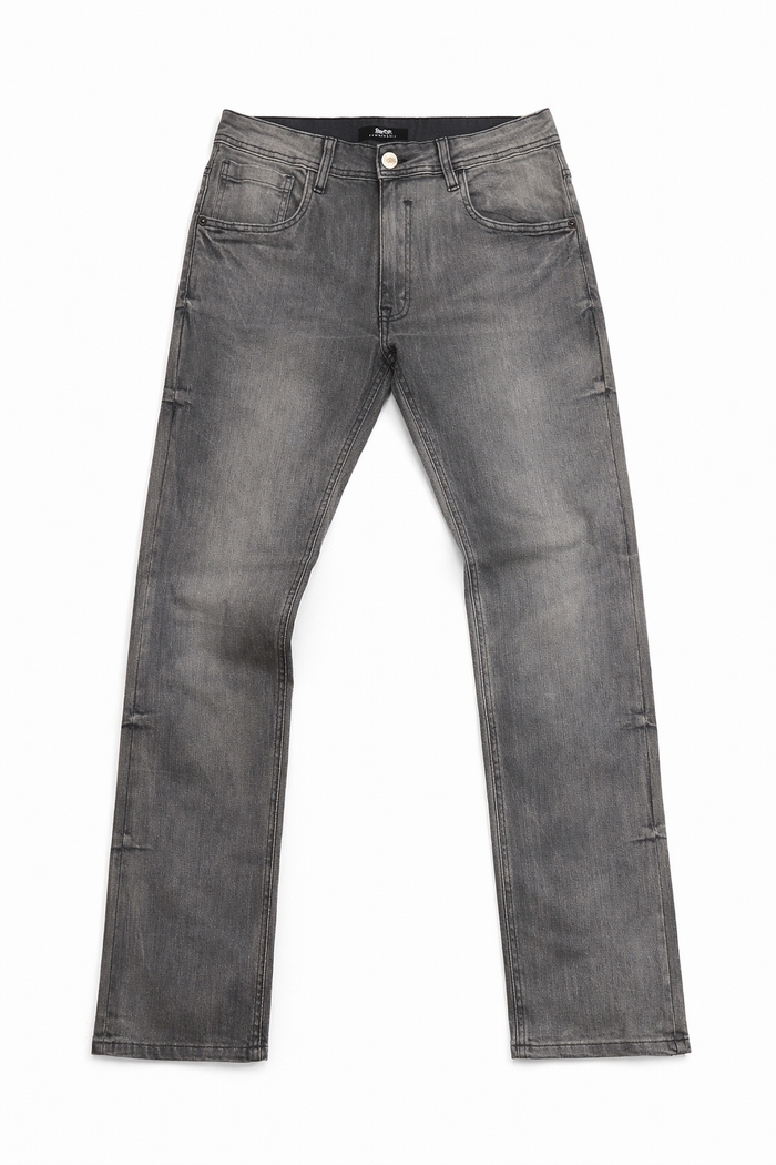 Switch Premium Wash Denim Pants in gray, stylish men's denim jeans with a slim fit and classic five-pocket design.
