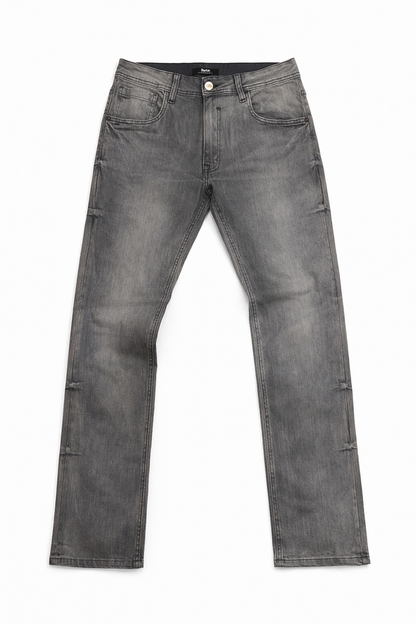 Switch Premium Wash Denim Pants in gray, stylish men's denim jeans with a slim fit and classic five-pocket design.