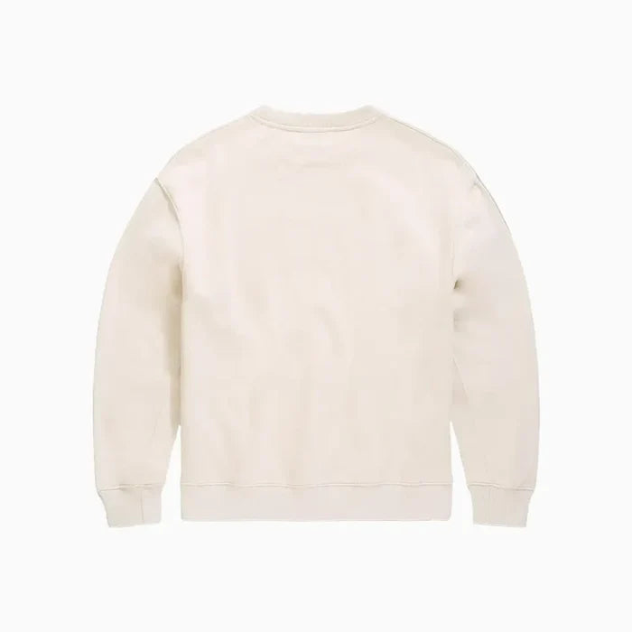 SYIP 'See You In Paradise' crewneck sweatshirt in bone color, casual fit, men's style, soft fabric, front graphic design.