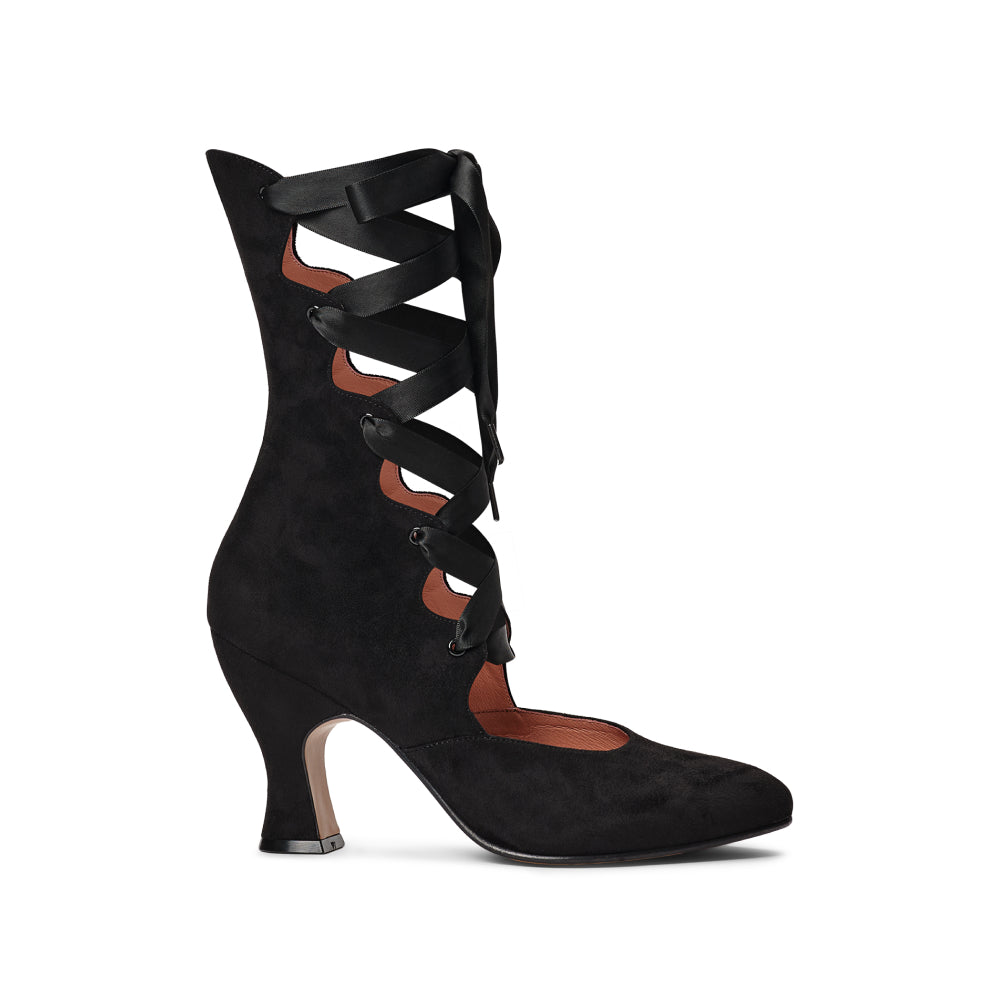 PRE-ORDER Tango Edwardian Boots (Black Suede)