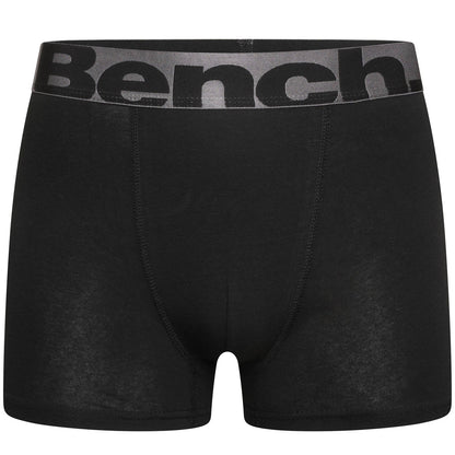 Bench Mens Tizzard 3 Pack Logo Waistband Boxer Shorts