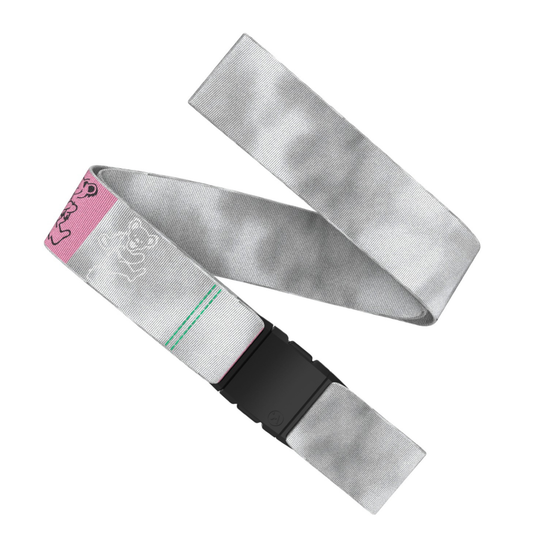 Arcade Mens Grateful Dead Still Dead Webbed Belt - Ash - OS