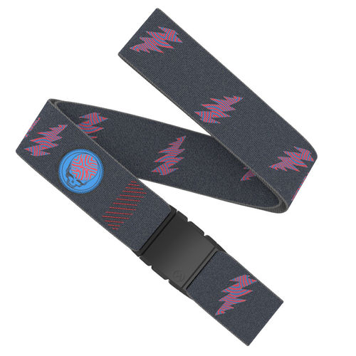 Arcade Mens Grateful Dead We Are Everywehre Webbed Belt - Charcoal - OS