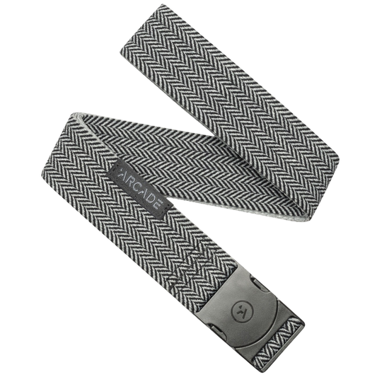 Arcade Mens Hemingway Webbed Belt - Black/Grey - OS