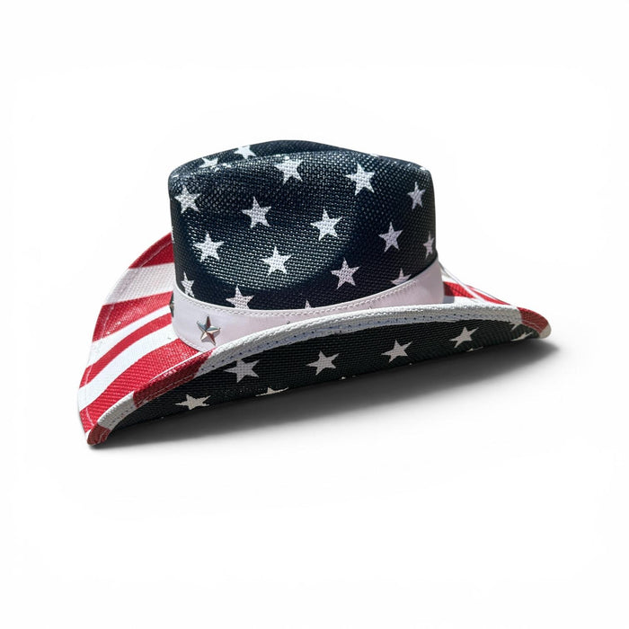 USA Flag Cowboy Hat