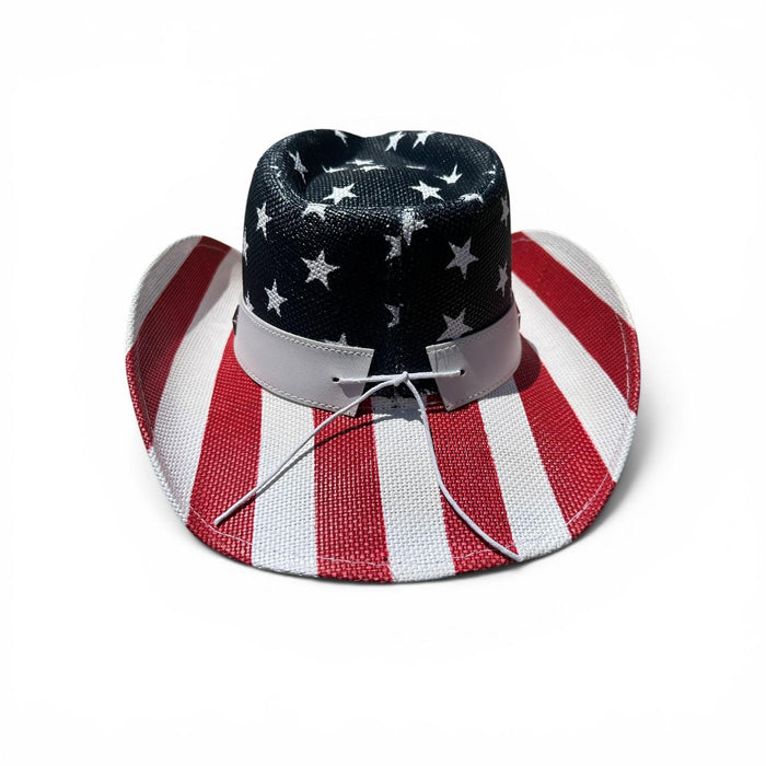 USA Flag Cowboy Hat