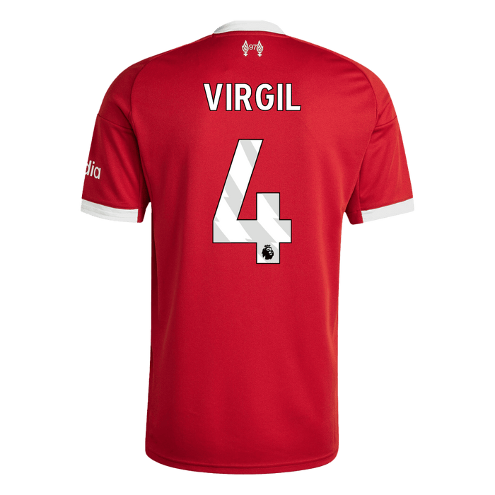 VIRGIL #4 Liverpool Home Soccer Jersey 2025/26