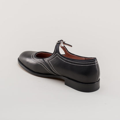Wednesday Vintage Mary Jane Shoes (Black)