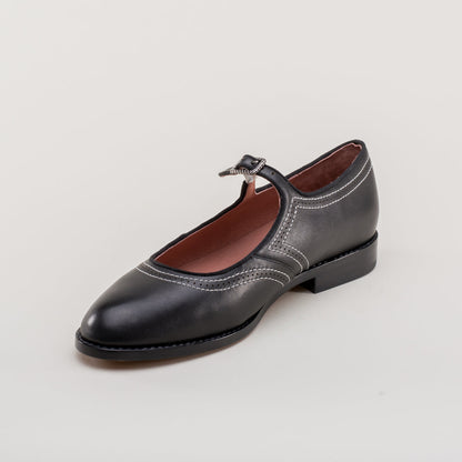 Wednesday Vintage Mary Jane Shoes (Black)