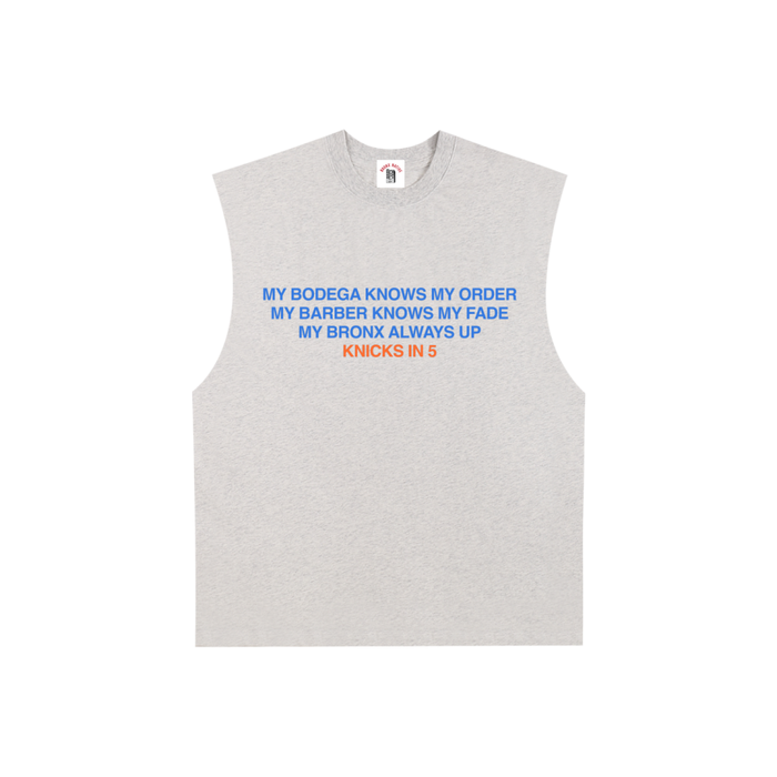 Win in 5 Limited Edition Finals Run Raw Edge Cotton Tank Top