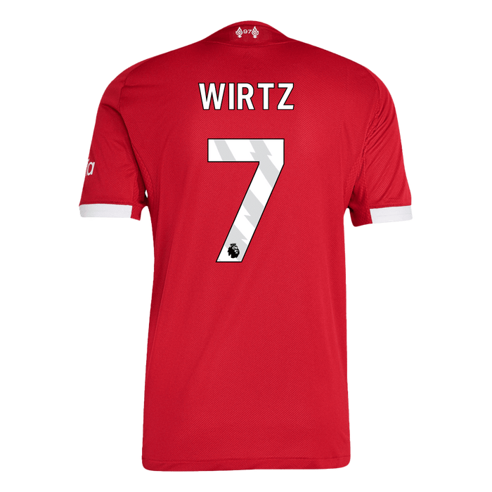 WIRTZ #7 Liverpool Home Authentic Soccer Jersey 2025/26