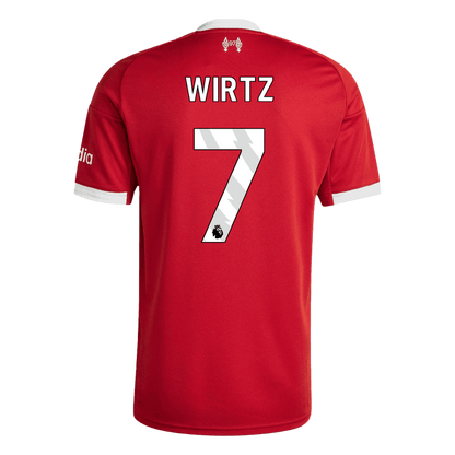 WIRTZ #7 Liverpool Home Soccer Jersey 2025/26