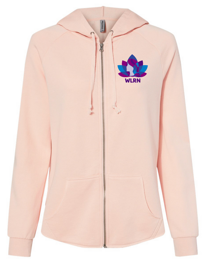 WLRN Ladies' Soft Full-Zip Hooded Sweatshirt