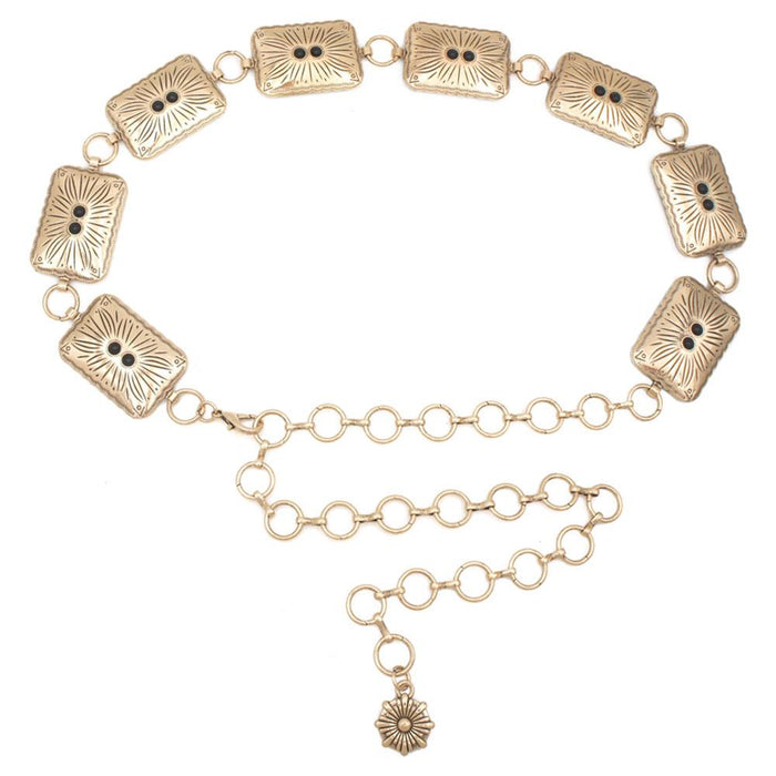 Women's Concho Chain Belt